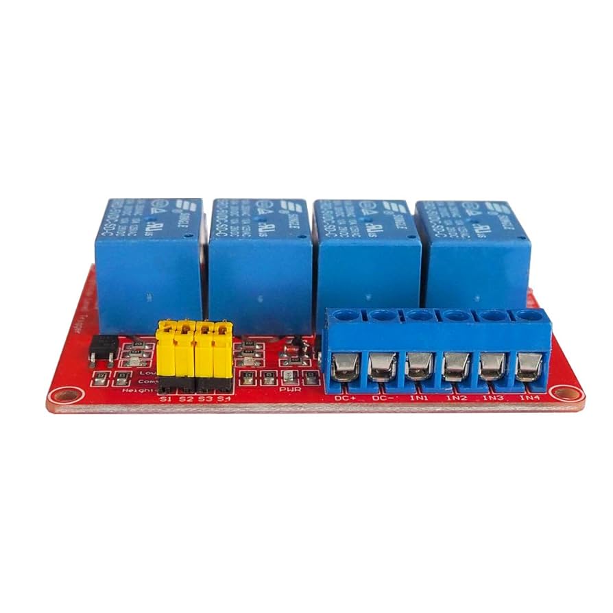 4 Output Relay Module Works on 5V Signal - Image 4