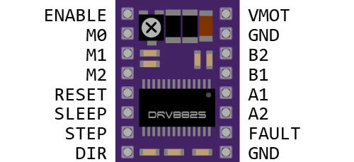 DRV8825 Stepper Motor Driver (2.5 A - Ramps Compatible) - Image 2