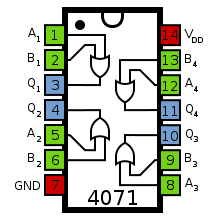 4071 DIP Quad 2-Input Or Gate - Image 2