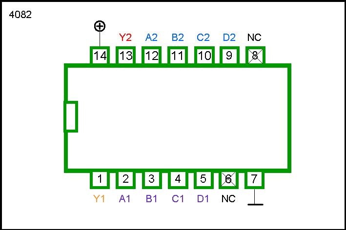 4082 DIP Dual 4-Input AND Gate - Image 2