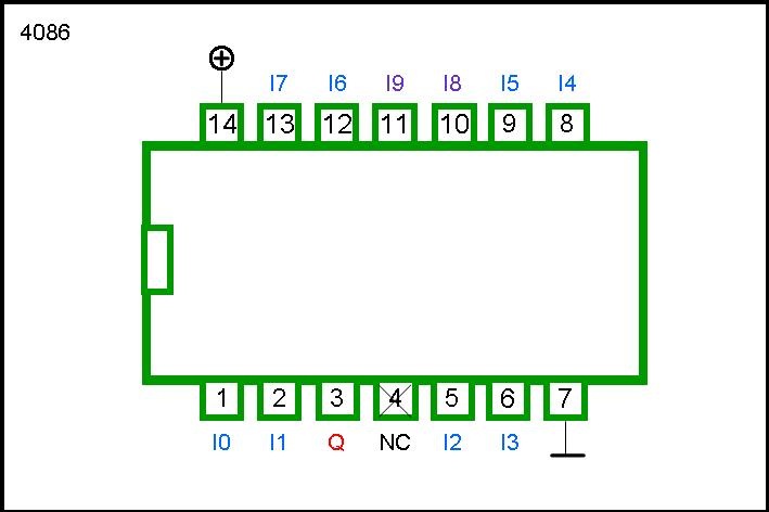 4086 DIP Expandable 4-Wide, 2-Input AND / Or Invert (Aoi) - Image 2