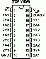 74241 DIP Octal Buffer With Noninverted Three-State Outputs - Image 2