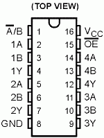 74257 DIP Quad 2-Line To 1-Line Data Selector / Mulltiplexer With Noninverted Three-State Outputs - Image 2