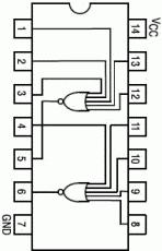 74260 DIP Dual 5-Input NOR Gate - Image 2