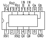 74390 DIP Dual 4-Bit Decade Counter - Image 2