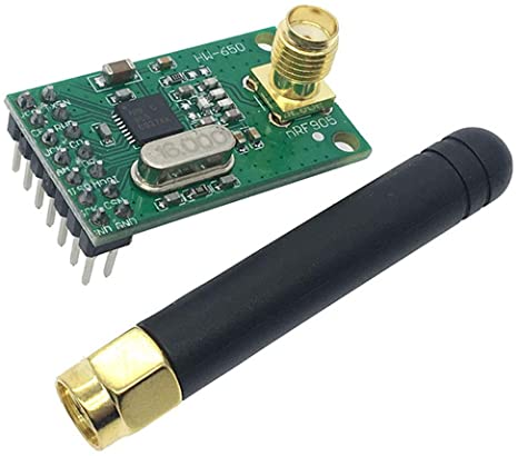 NRF905 Wireless Transmission Module with Antenna - Image 2