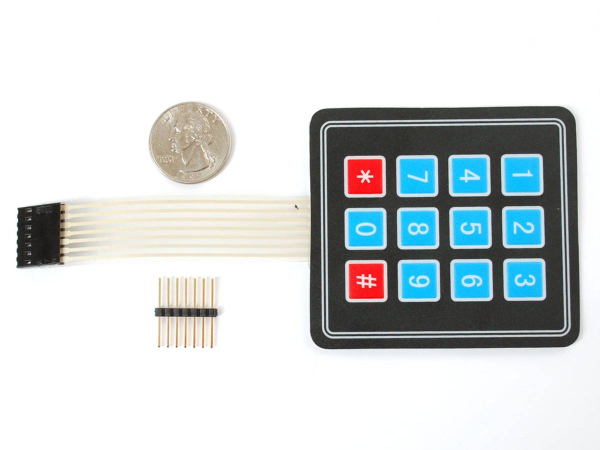 Keypad 4×3 Self-Adhesive 12 key - Image 3