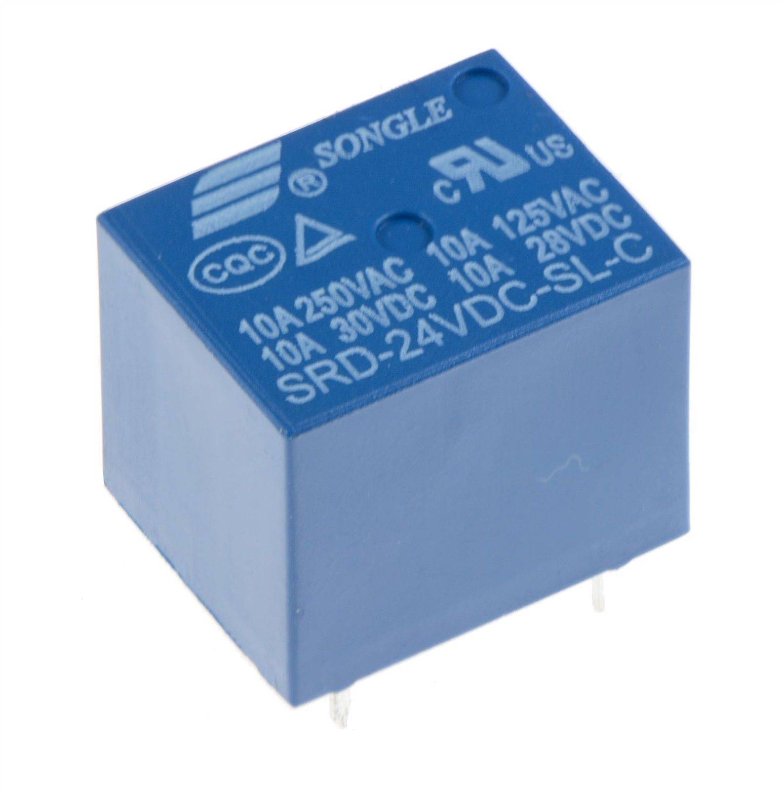 General Purpose Relay SPDT (1 Form C) 24VDC Coil 12A Through Hole 5 Pin