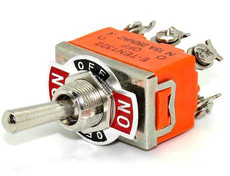 E-TEN1321 Toggle Switch ON/OFF 6 Pin 15A - Image 2