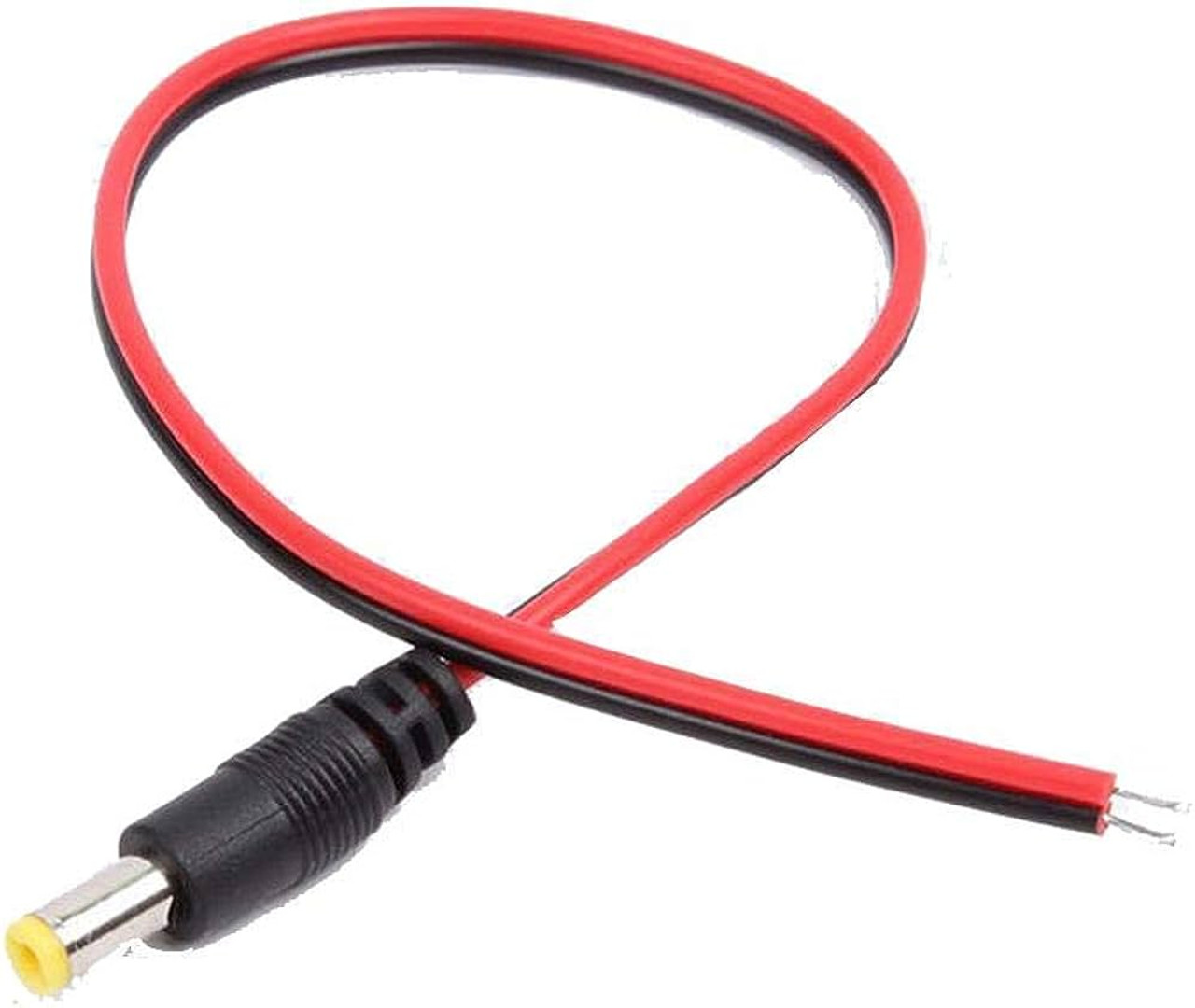 Dc Power Male Connector For Cctv Camera Power Black - Image 3