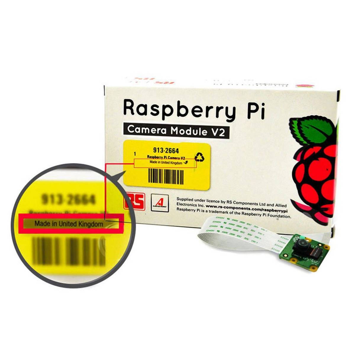 Raspberry Pi Camera Board, Version 2, Sony IMX219 8-Megapixel Sensor - Image 2