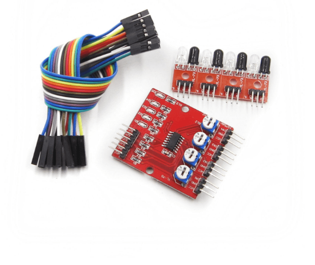 IR Tracking Sensor Module 4 Channel - Image 2