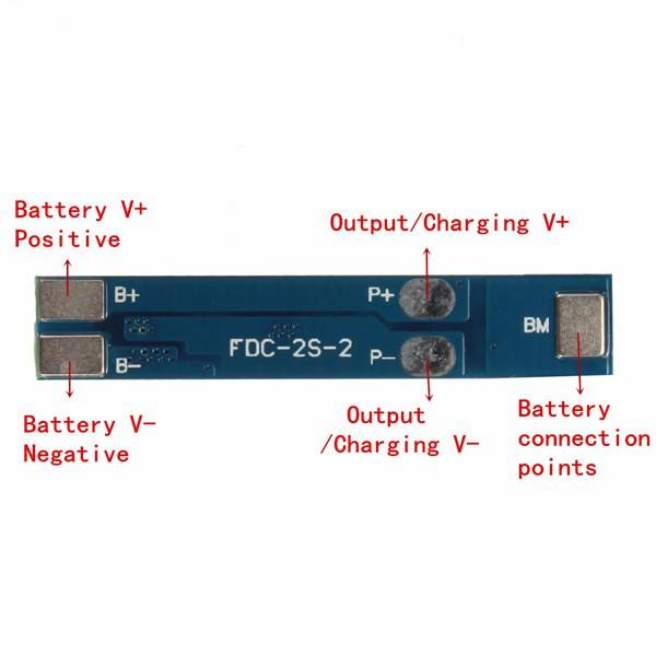 2S Li-ion Lithium Battery 18650 Charger Protection Module Board 3A 7.4V 8.4V - Image 4