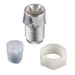 5mm LED Holder with Chrome Finish - Image 2