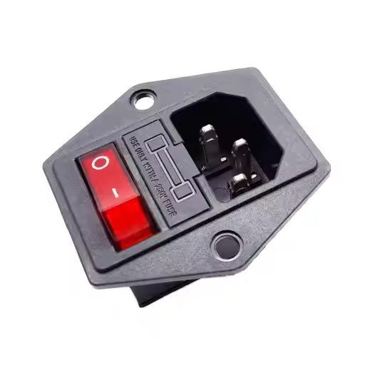 AC Power Connector With On/Off Switch and Fuse Compartment - Image 4
