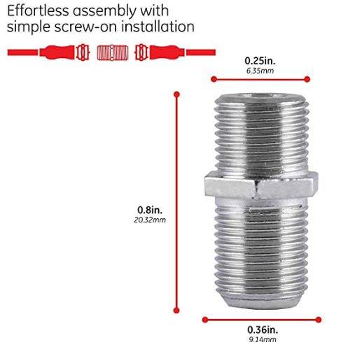 Female to Female Coaxial Connector - Image 2