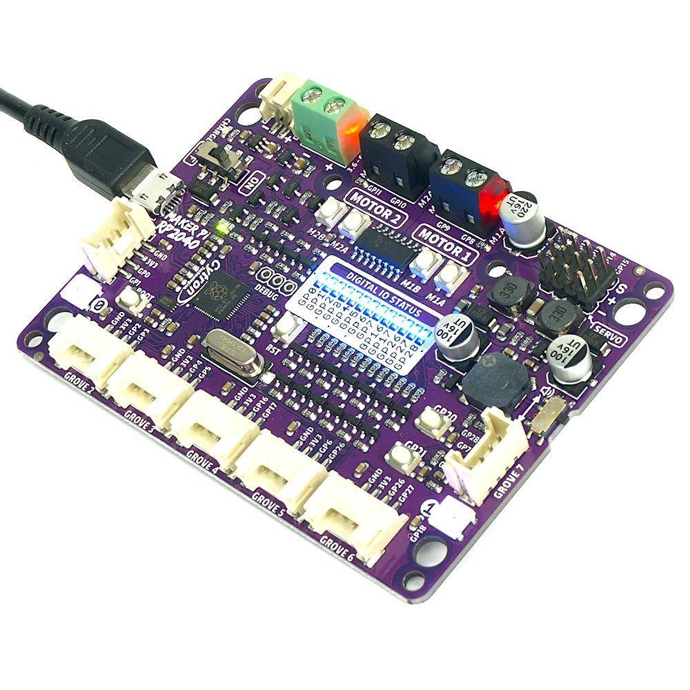 Maker Pi RP2040 : Simplifying Robotics with Raspberry Pi® RP2040 MAKER-PI-RP2040 - Image 3