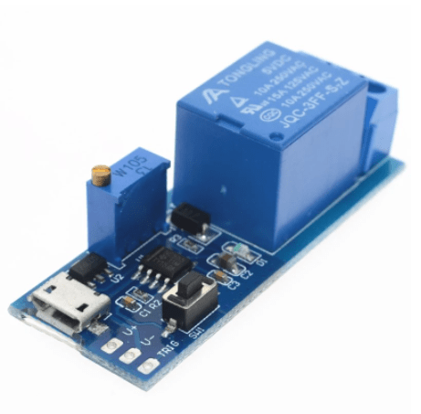 Timer Module Trigger Delay Relay Module 5-30V with Micro USB