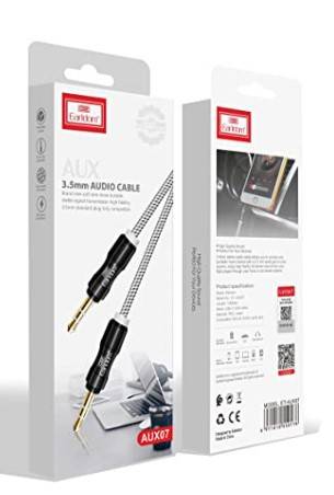 AUX07 Stereo AUX Cable - Black-Earldom ET