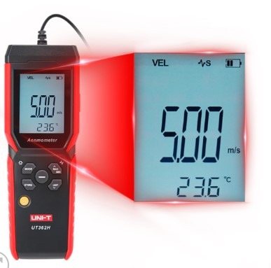 UNI-T UT362H Hot Wire Anemometer - Image 2