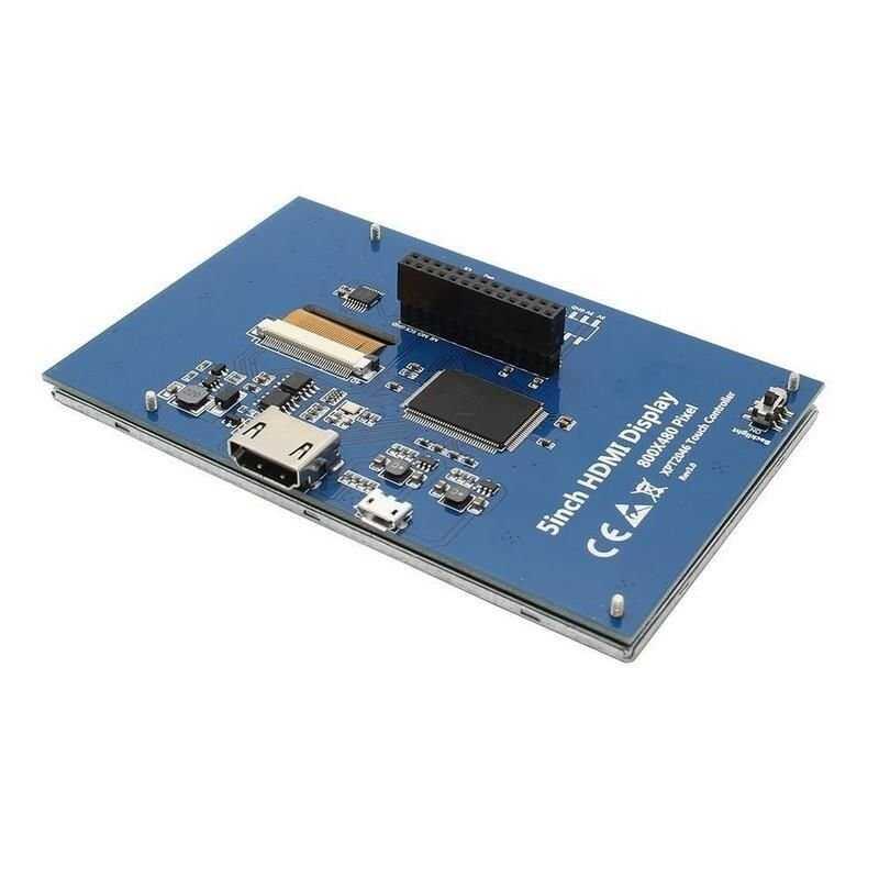 5 inch HDMI Touch Screen TFT LCD Panel Module Shield 800X480 For Raspberry Pi 2/3/Model B - Image 7