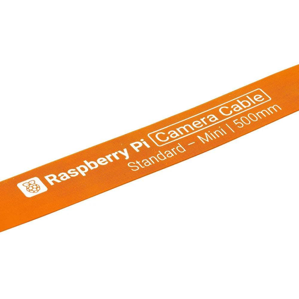 flexible flat cable (FFC) adapter converts the 22-pin 0.5mm pitch camera port on the Raspberry Pi 5 to a standard 15-pin 1.0mm pitch interface, enabling compatibility with Raspberry Pi Camera Modules (v1/v2/HD) and third-party MIPI CSI cameras. - Image 3