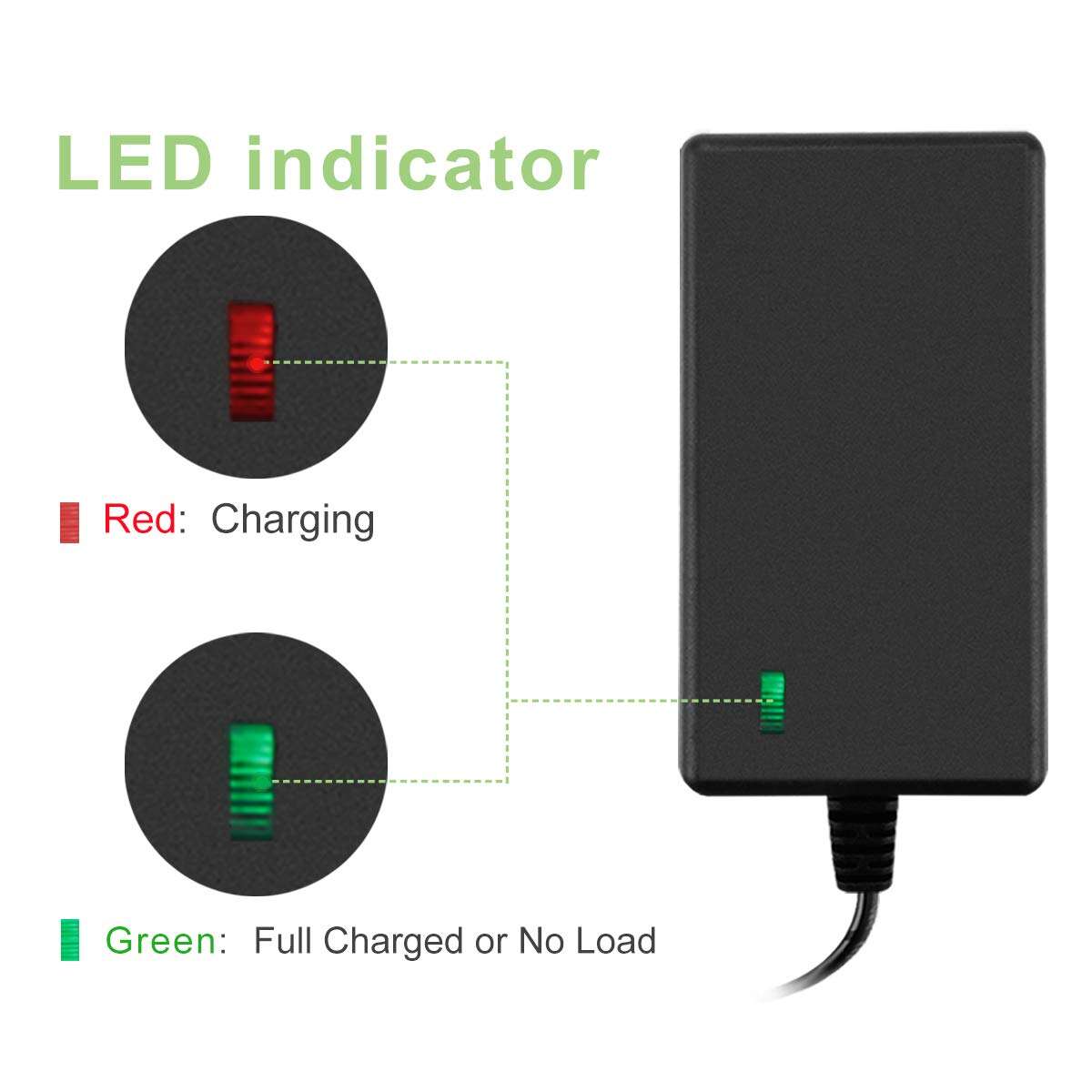3S Lithium Battery Charger Adapter 12.6VDC 1A 5.5*2.5mm - Image 6