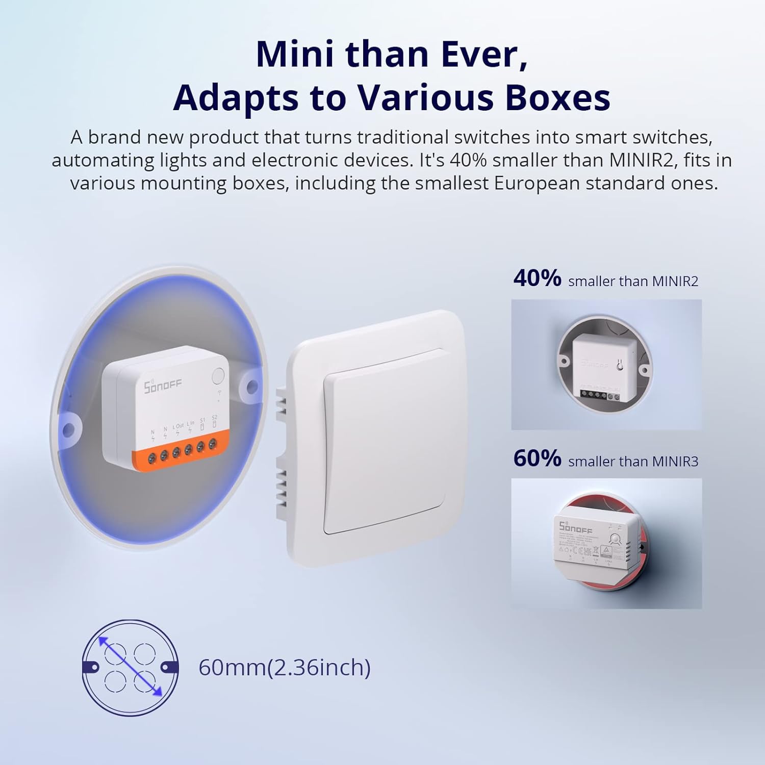 SONOFF MINIR4 Smart WiFi Light Switch - Image 5