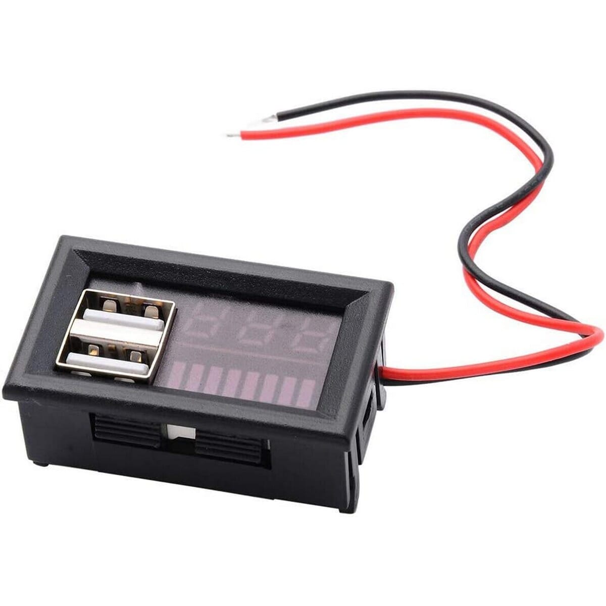 Digital Voltage & Battery Capacity Meter Panel For Lead Acid Battery 12V With Dual USB Output 5V 2A - Image 4