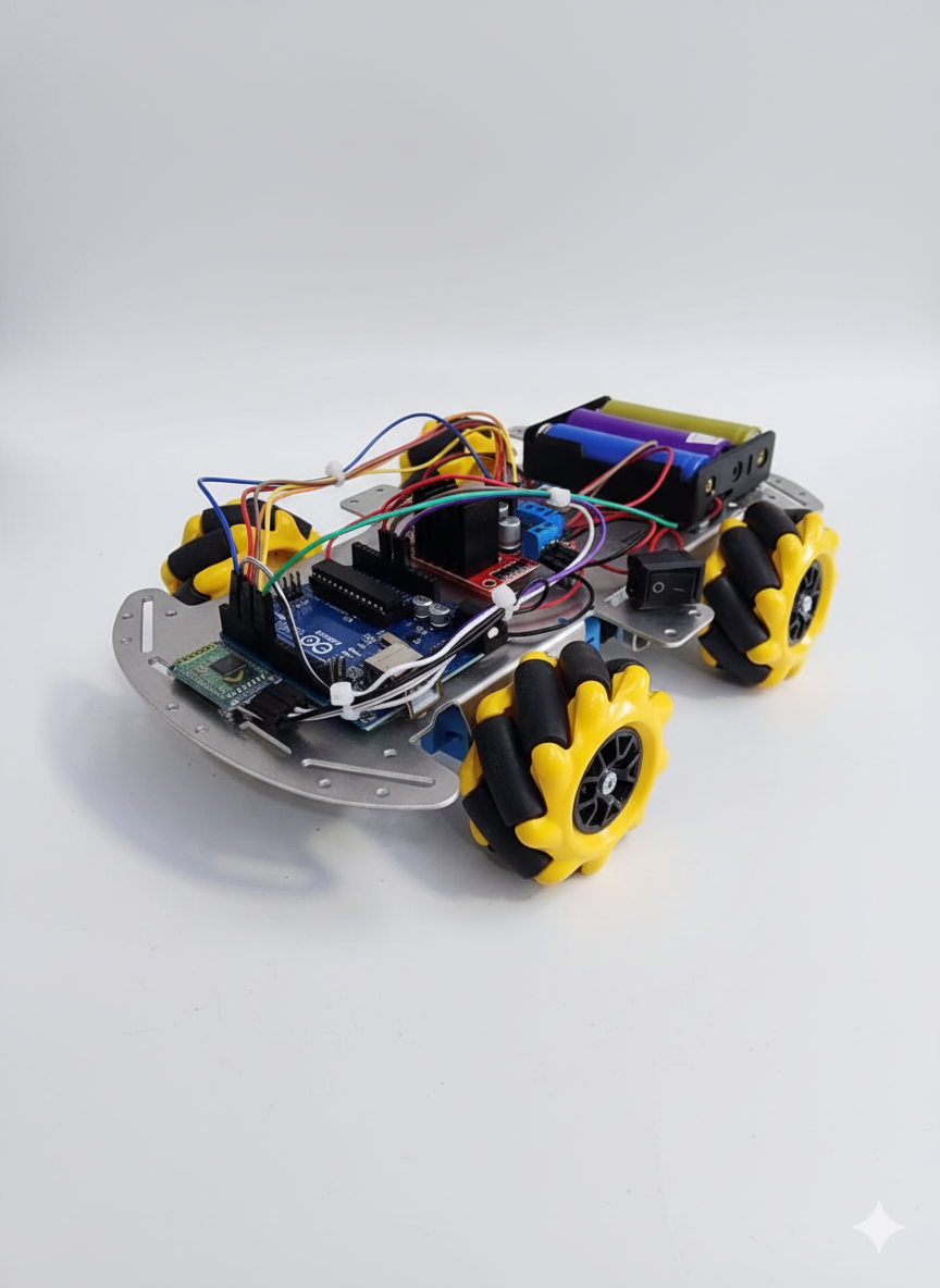 Aluminum Mobile Robot Plateform 4WD