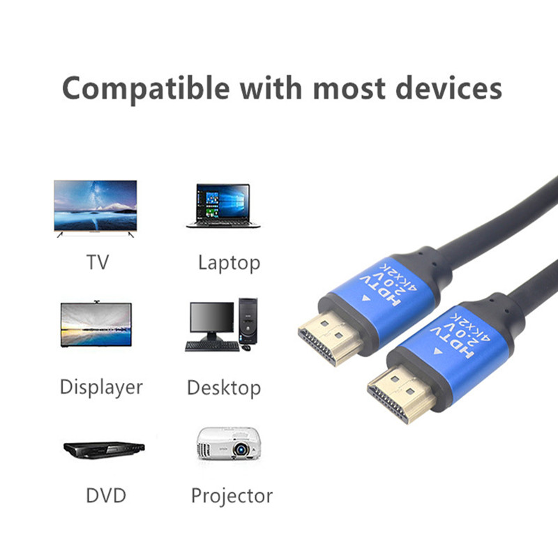 High Speed Retro HDMI Cable Gold Connector HD Cable 3D 4K 5M - Image 2