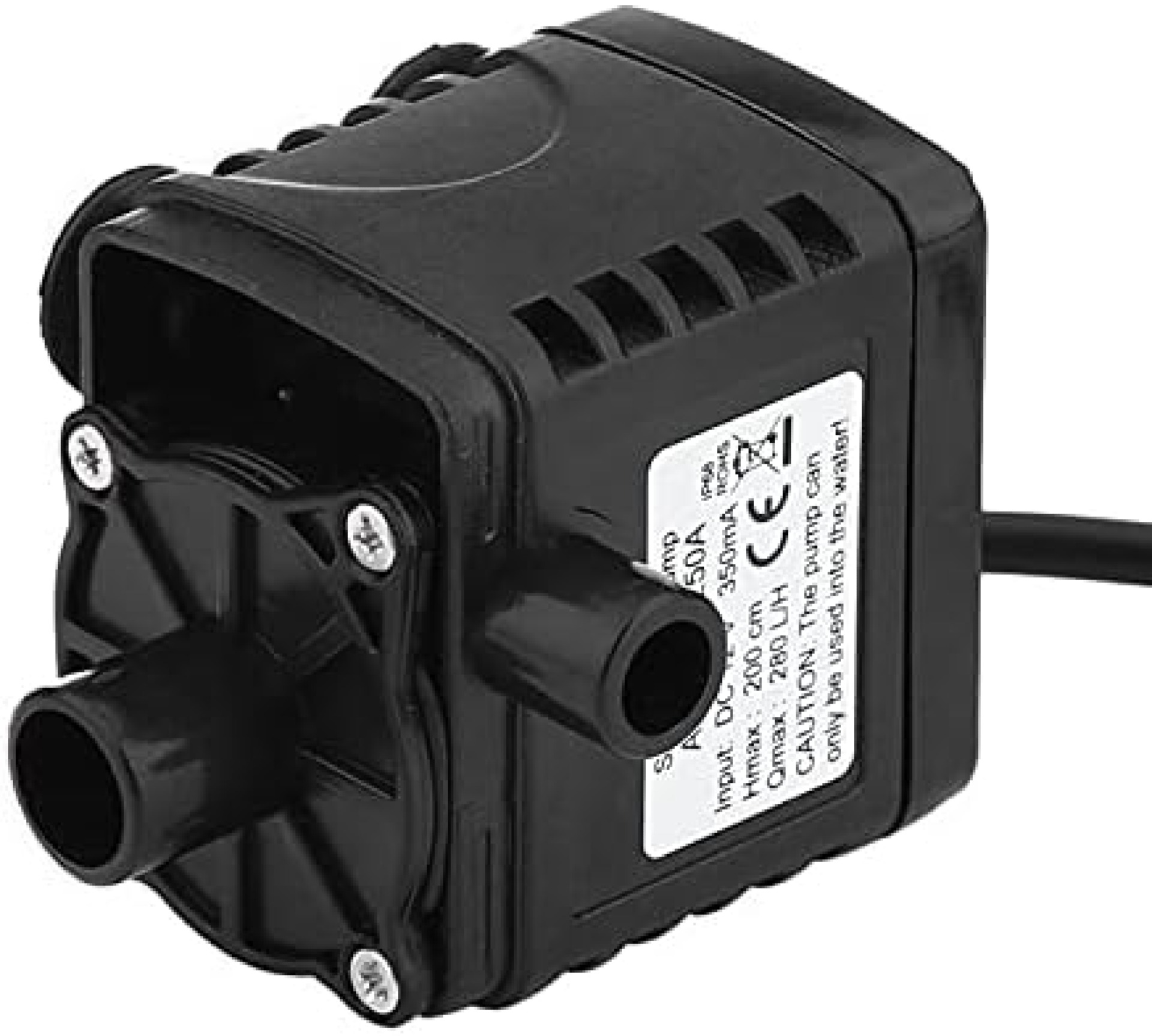12v Dc brushless Motor Submersible Pump AS180-12250A 280 L/H