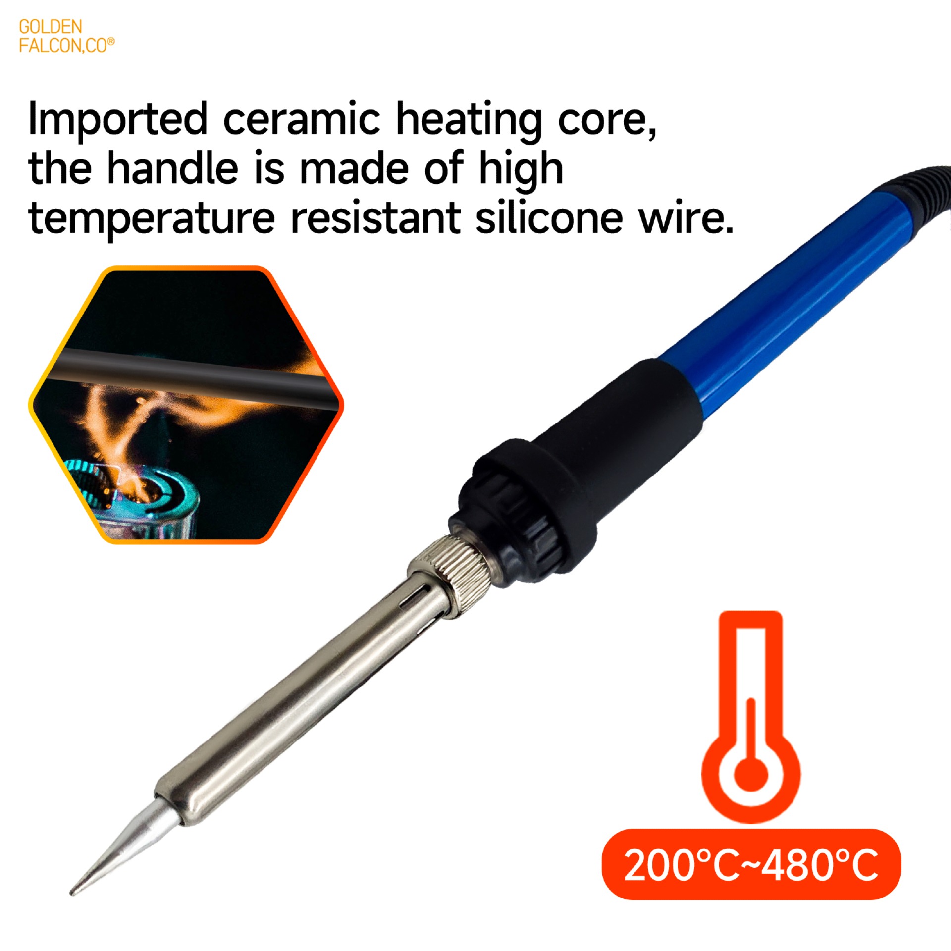 Hot Air Gun Soldering Station With Air & Temperature Controller CT-852D