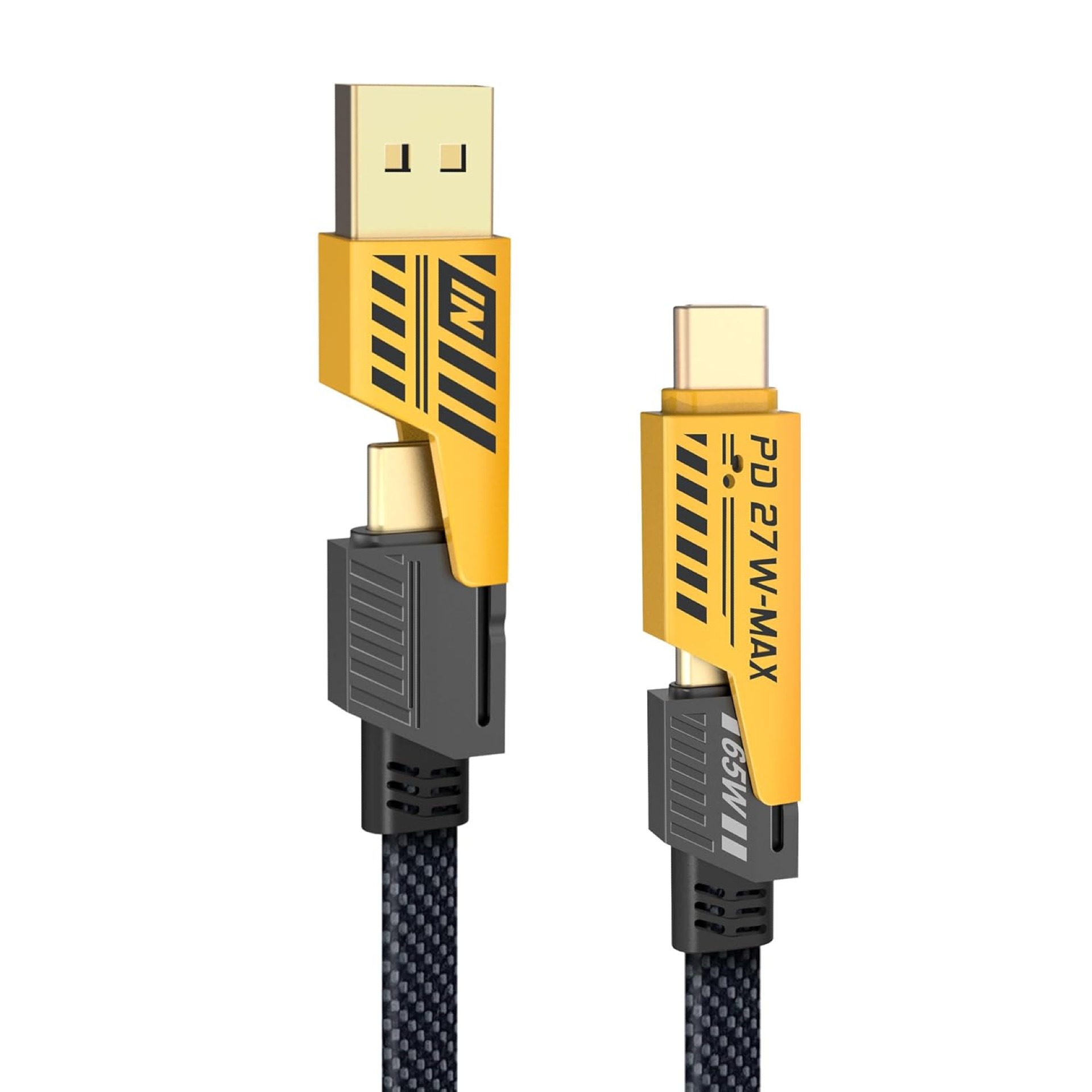 YISH 4-in-1 Multi USB Fast Charging Cable 1.8M – USB-A & USB-C to USB-C / Lightning