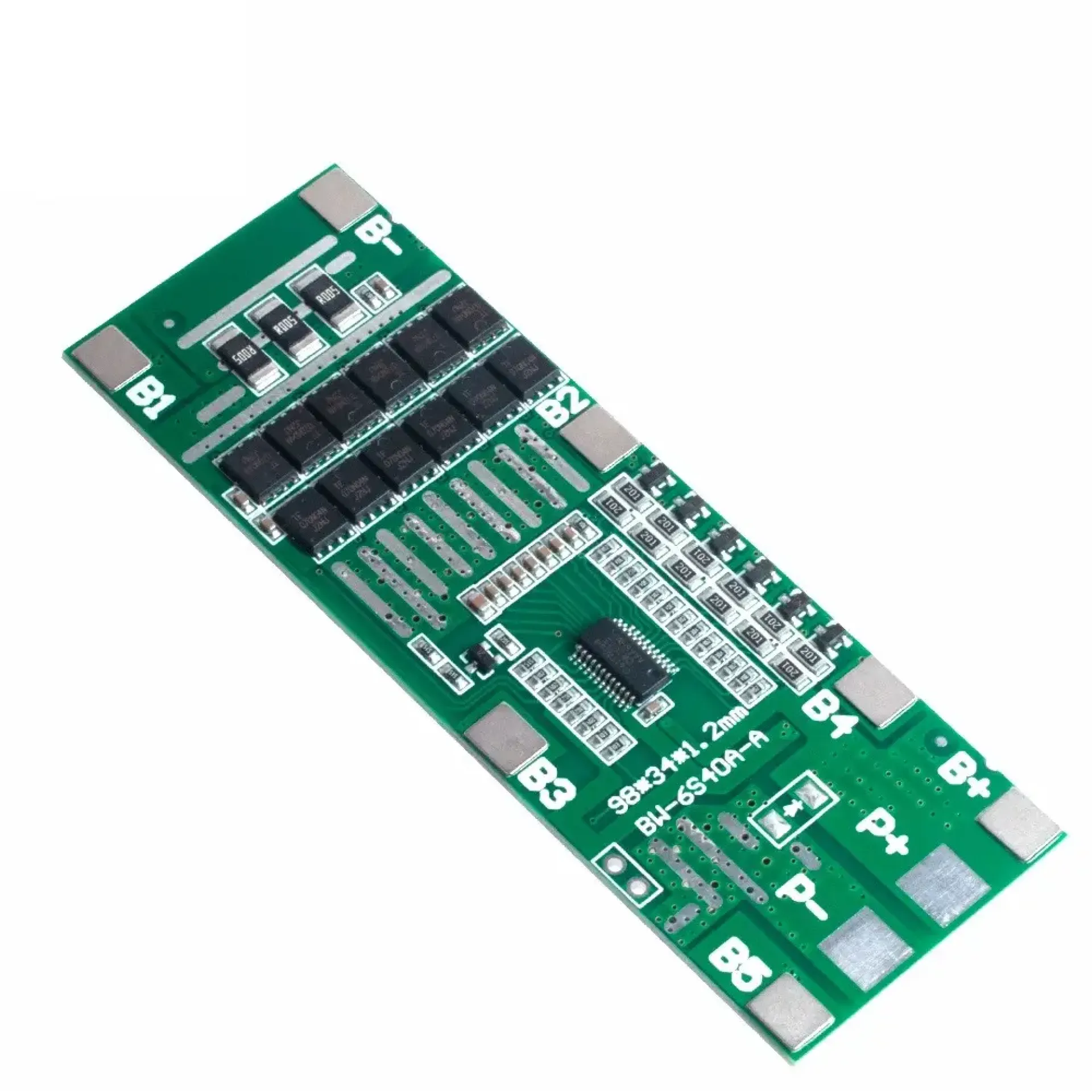 Lithium Battery Charger Protection Module (BMS) 6S 40A 25.2V with Cell Balancing